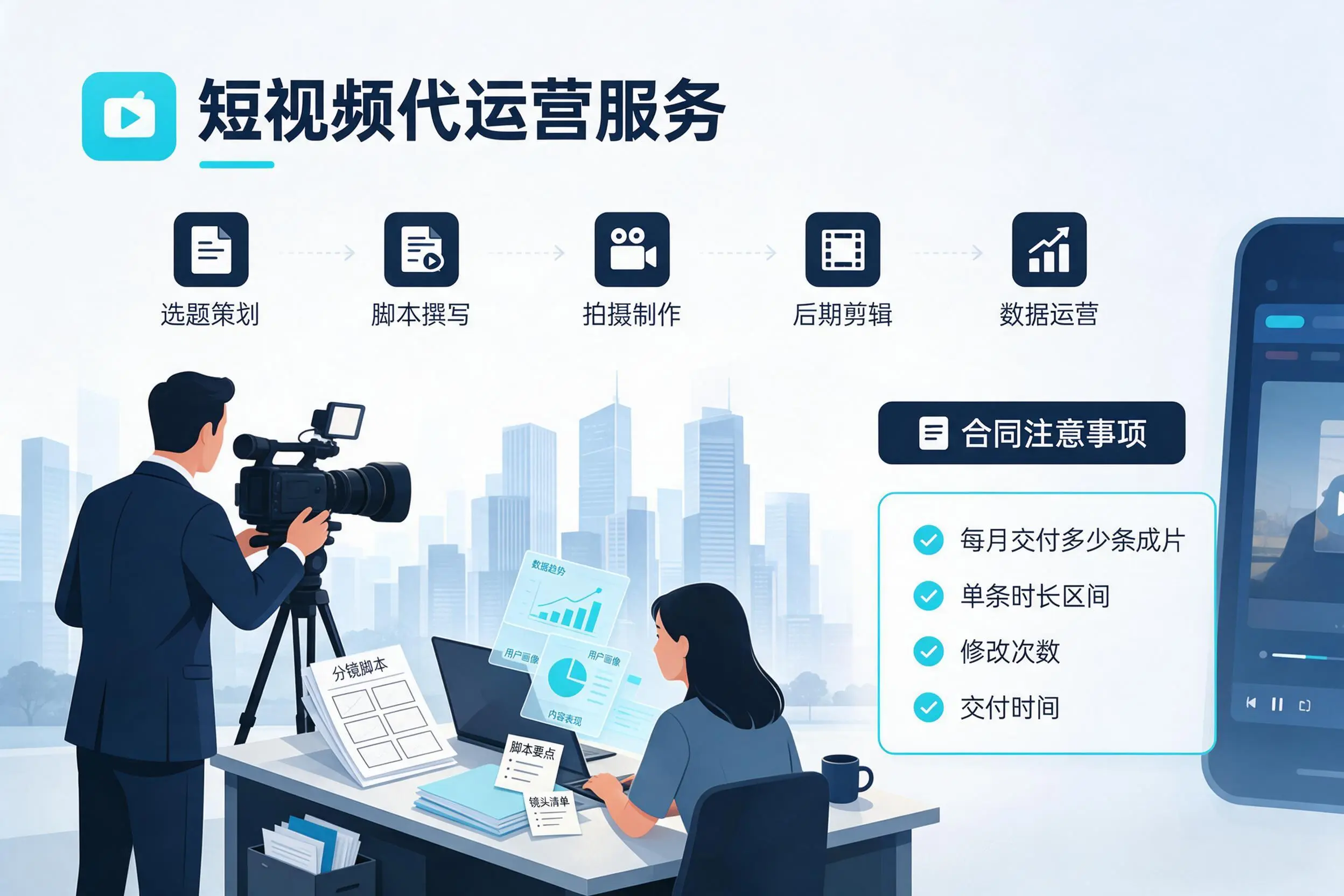短视频代运营包含哪些服务？百色企业常见问题科普